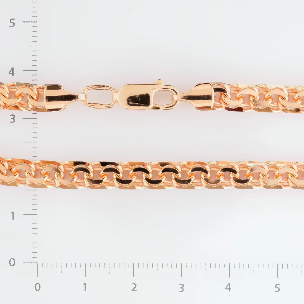 Браслет из красного золота 585 пробы