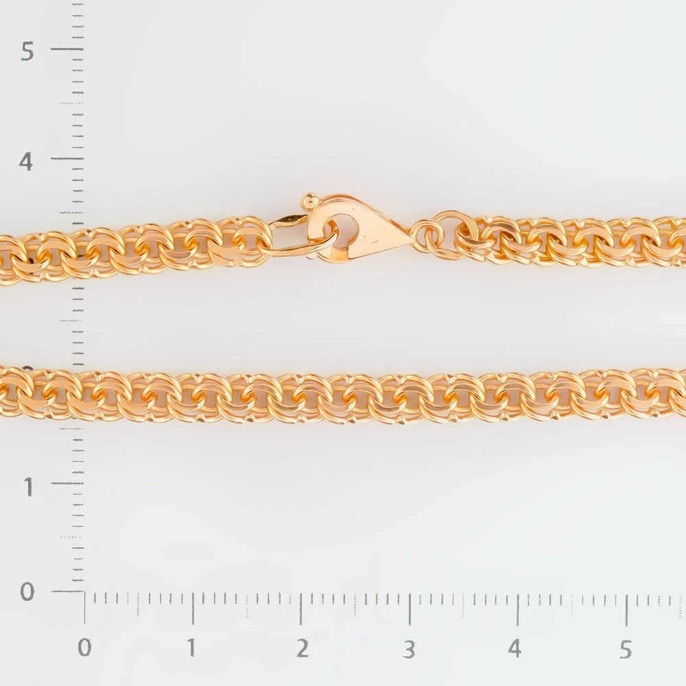 Браслет из красного золота 585 пробы