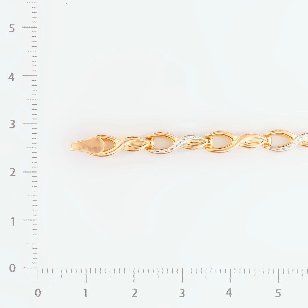 Браслет из красного золота 585 пробы