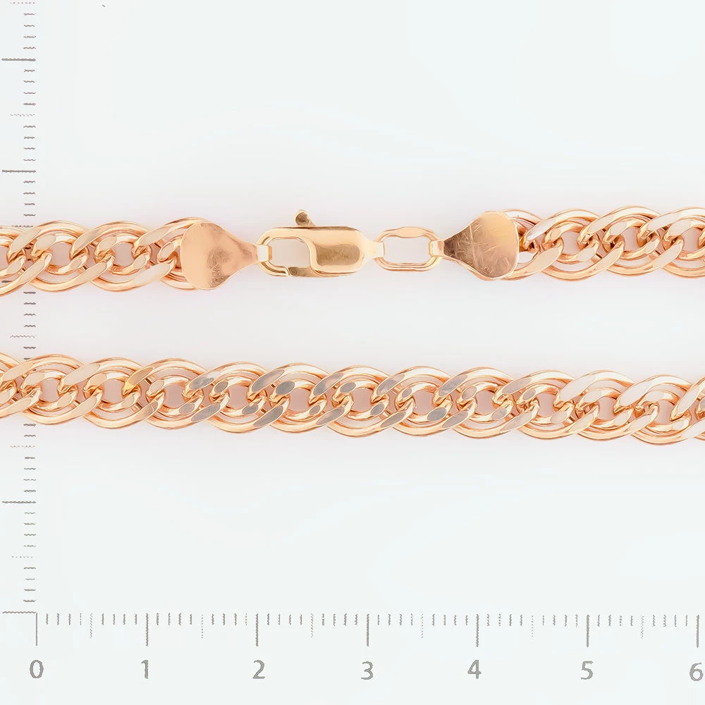 Браслет из красного золота 585 пробы