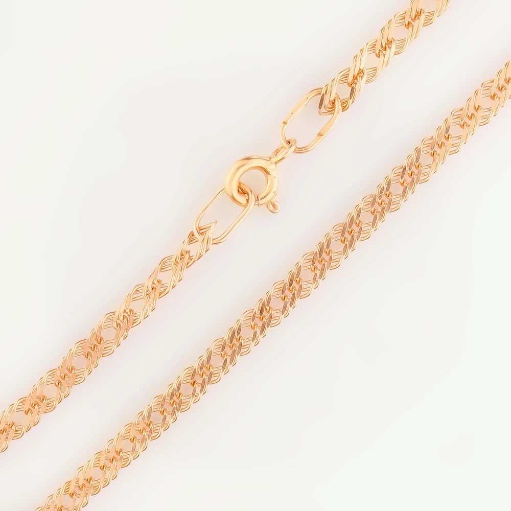 Браслет из красного золота 585 пробы