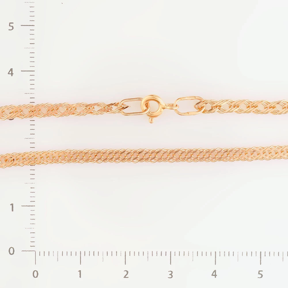 Браслет из красного золота 585 пробы