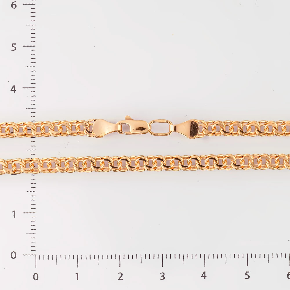 Браслет из красного золота 585 пробы