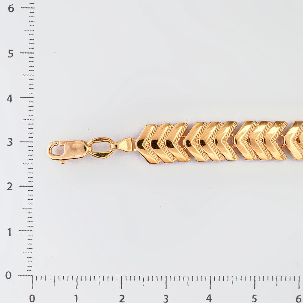 Браслет из красного золота 585 пробы