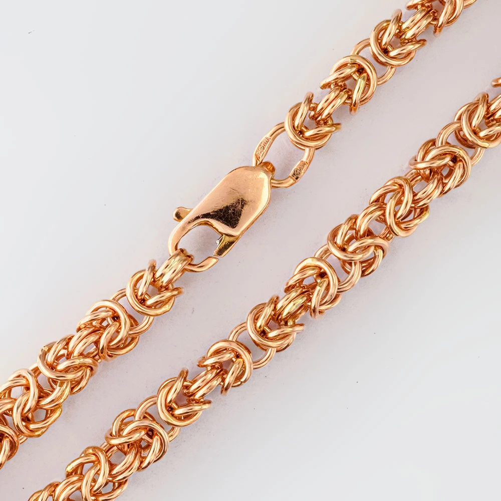 Браслет из красного золота 585 пробы