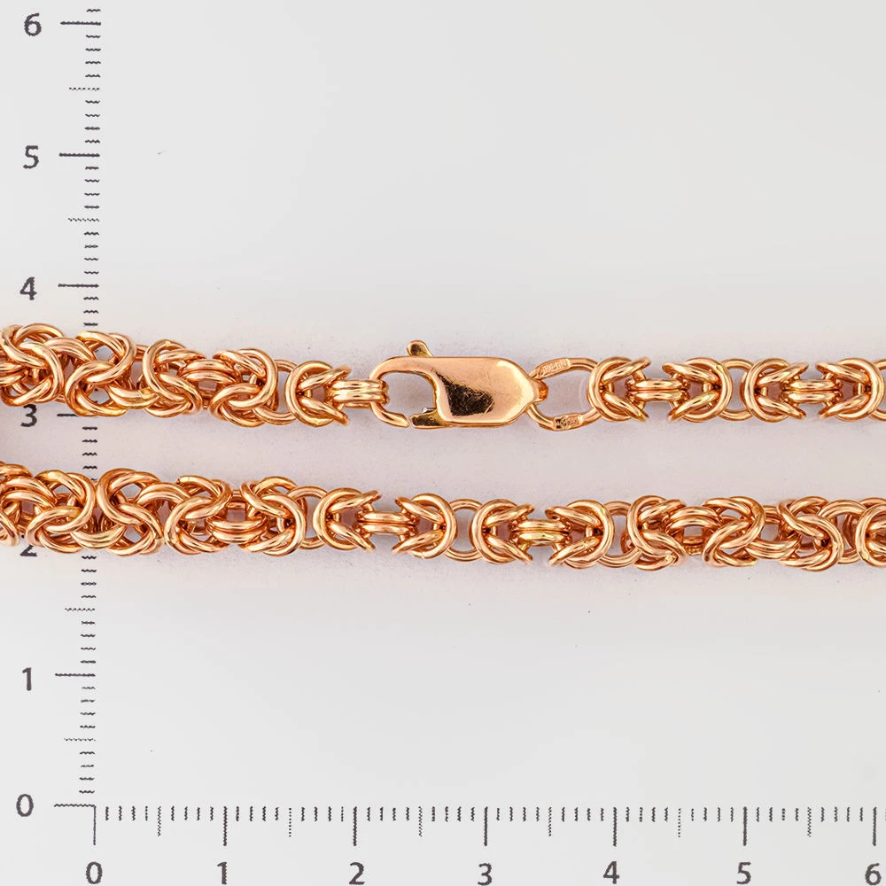 Браслет из красного золота 585 пробы