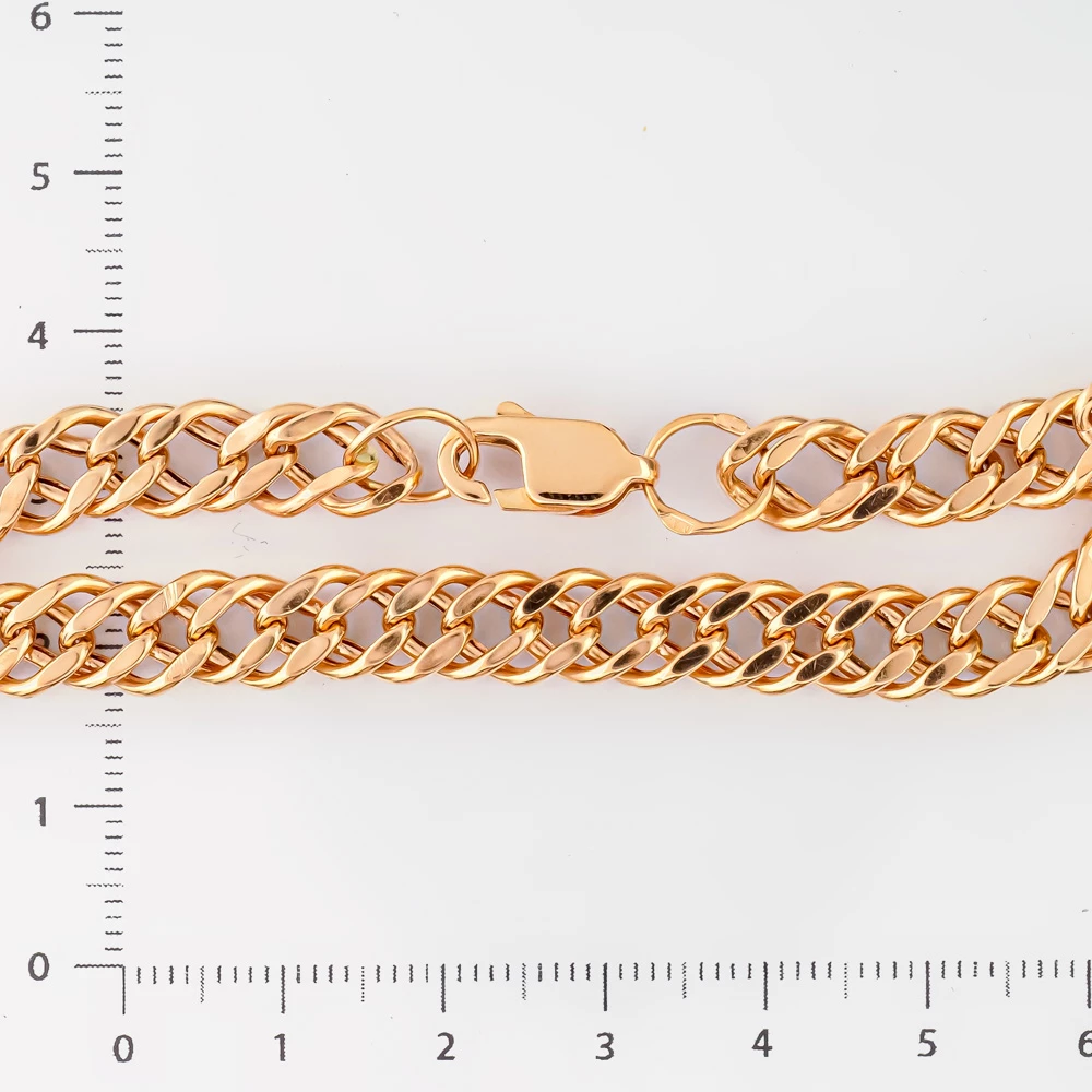 Браслет из красного золота 585 пробы