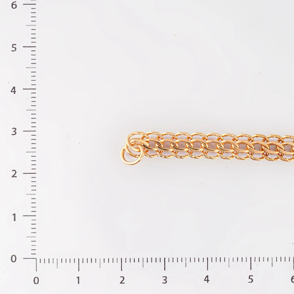 Браслет из красного золота 585 пробы