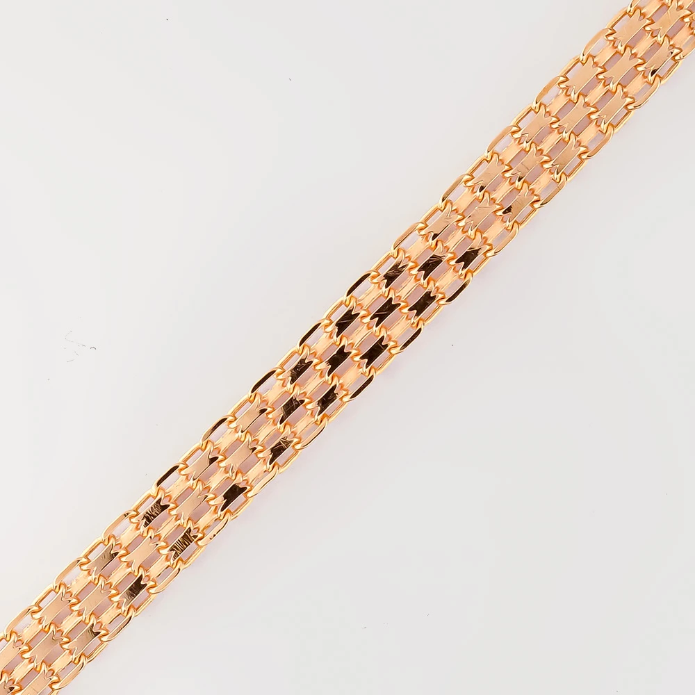 Браслет из красного золота 585 пробы