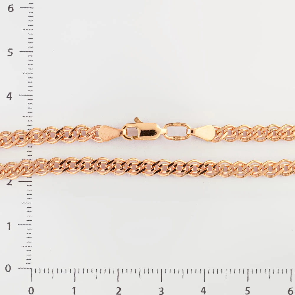 Браслет из красного золота 585 пробы