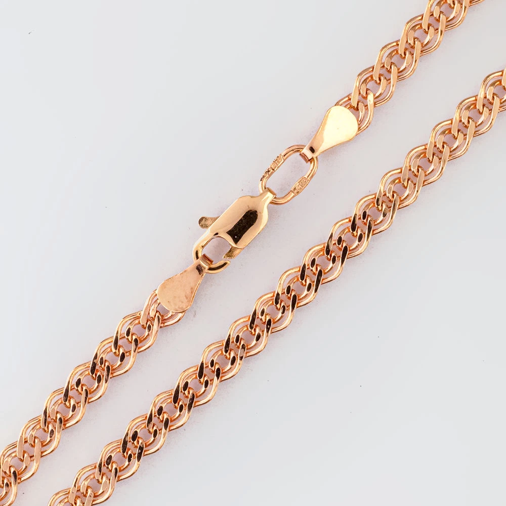 Браслет из красного золота 585 пробы