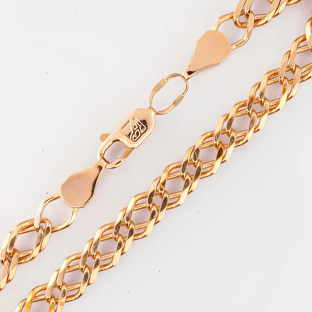 Браслет из красного золота 585 пробы