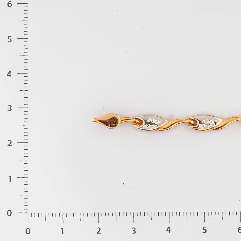 Браслет из красного золота 585 пробы