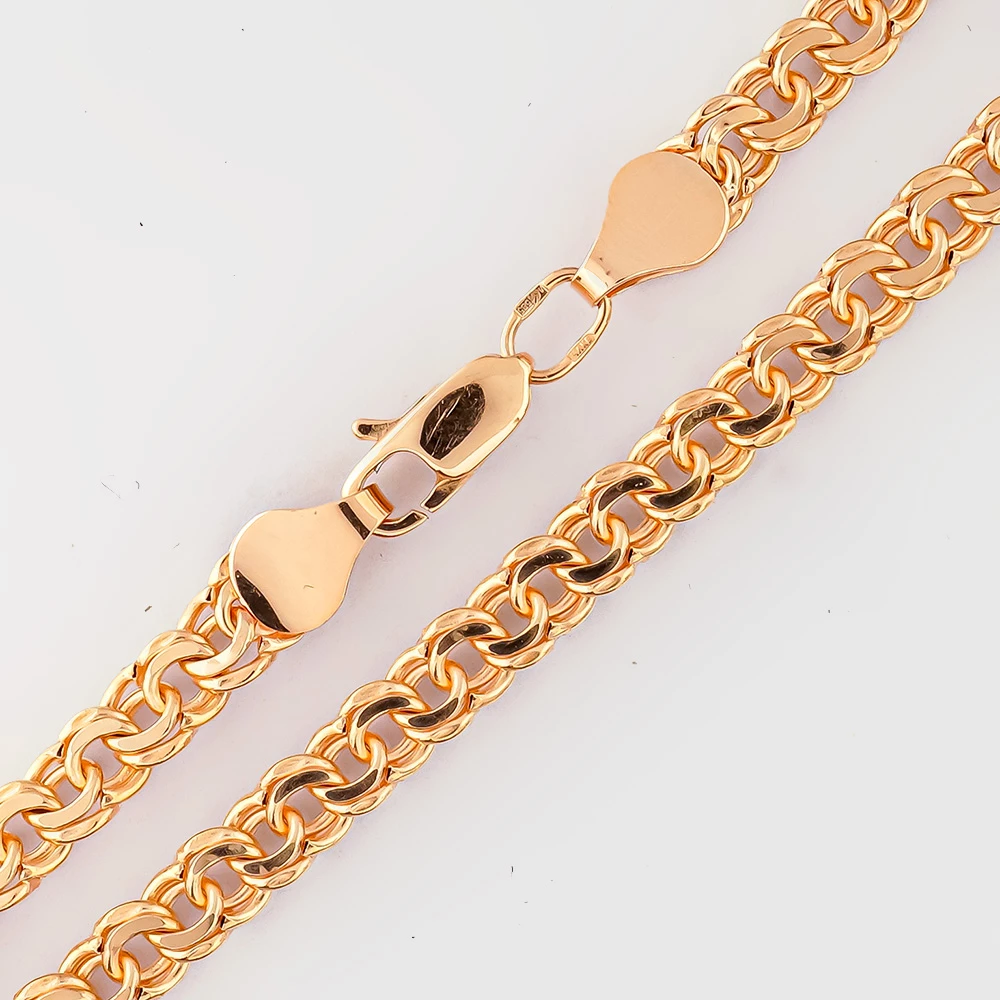 Браслет из красного золота 585 пробы