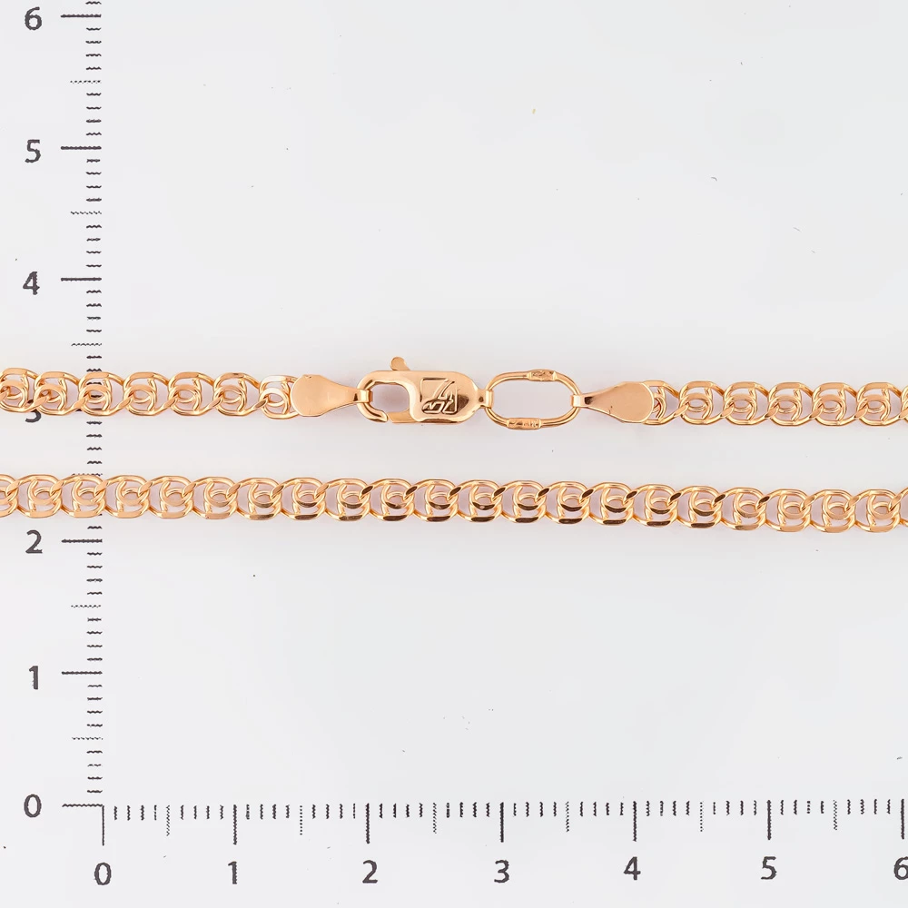 Браслет из красного золота 585 пробы