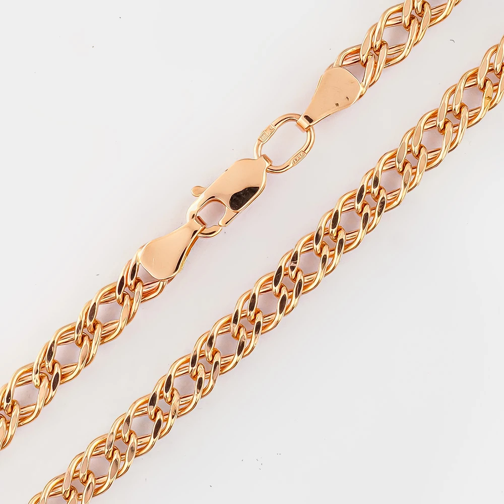 Браслет из красного золота 585 пробы