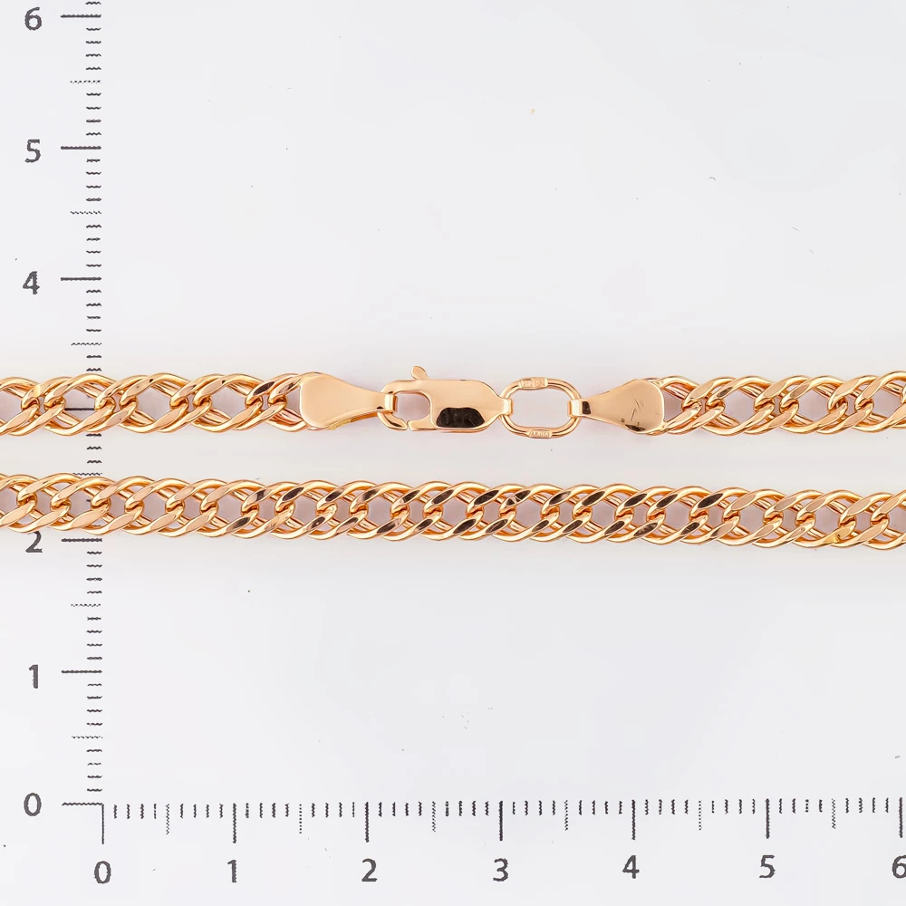 Браслет из красного золота 585 пробы