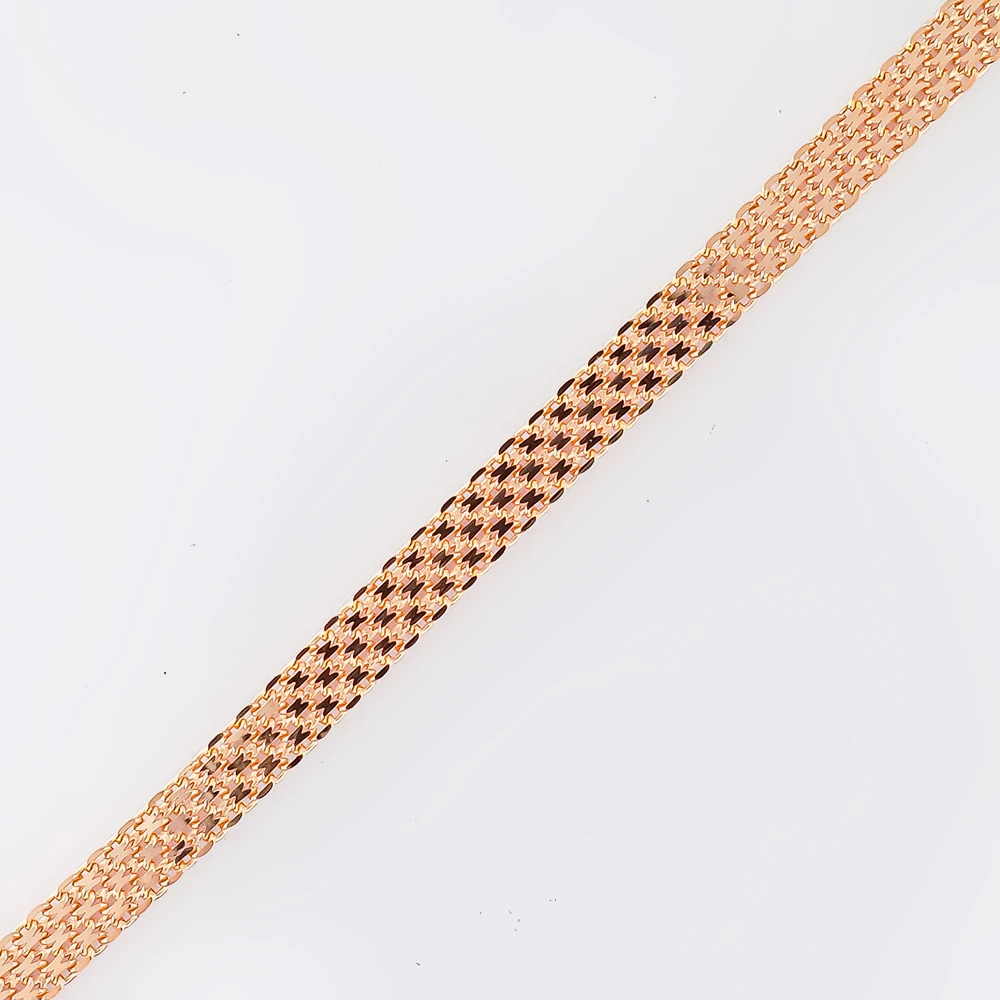 Браслет из красного золота 585 пробы