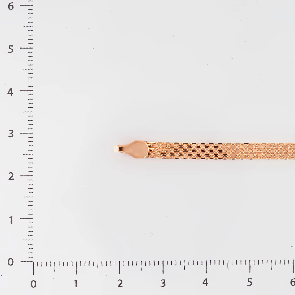 Браслет из красного золота 585 пробы