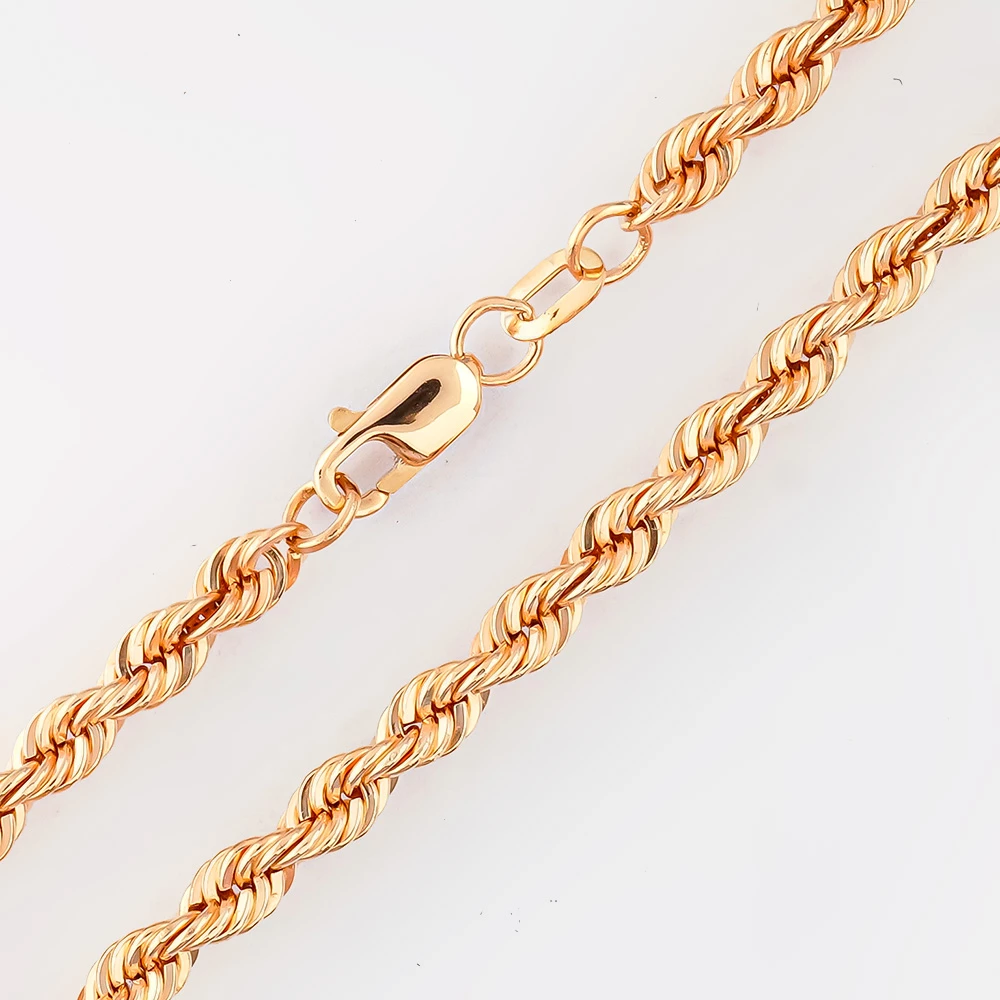 Браслет из красного золота 585 пробы