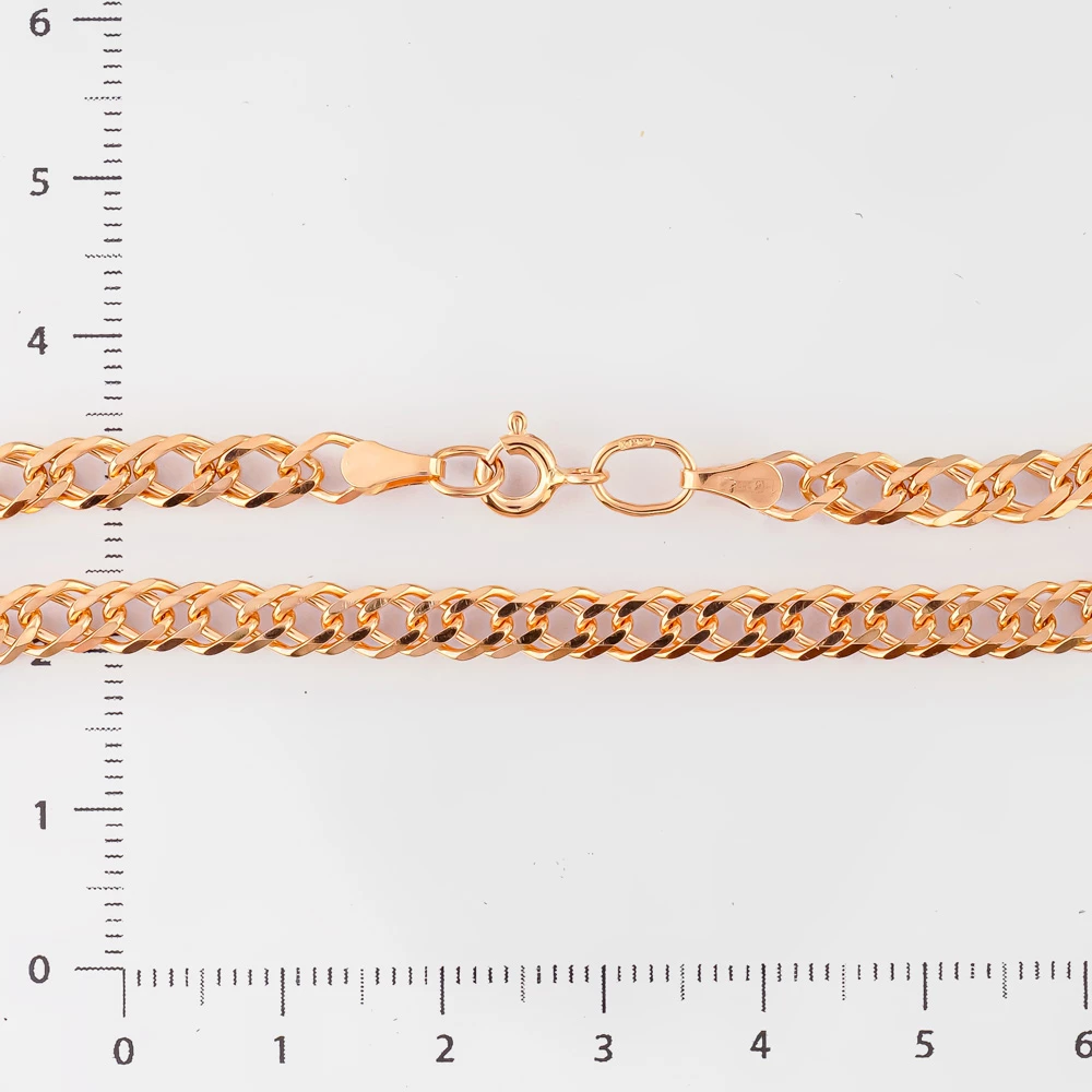 Браслет из красного золота 585 пробы