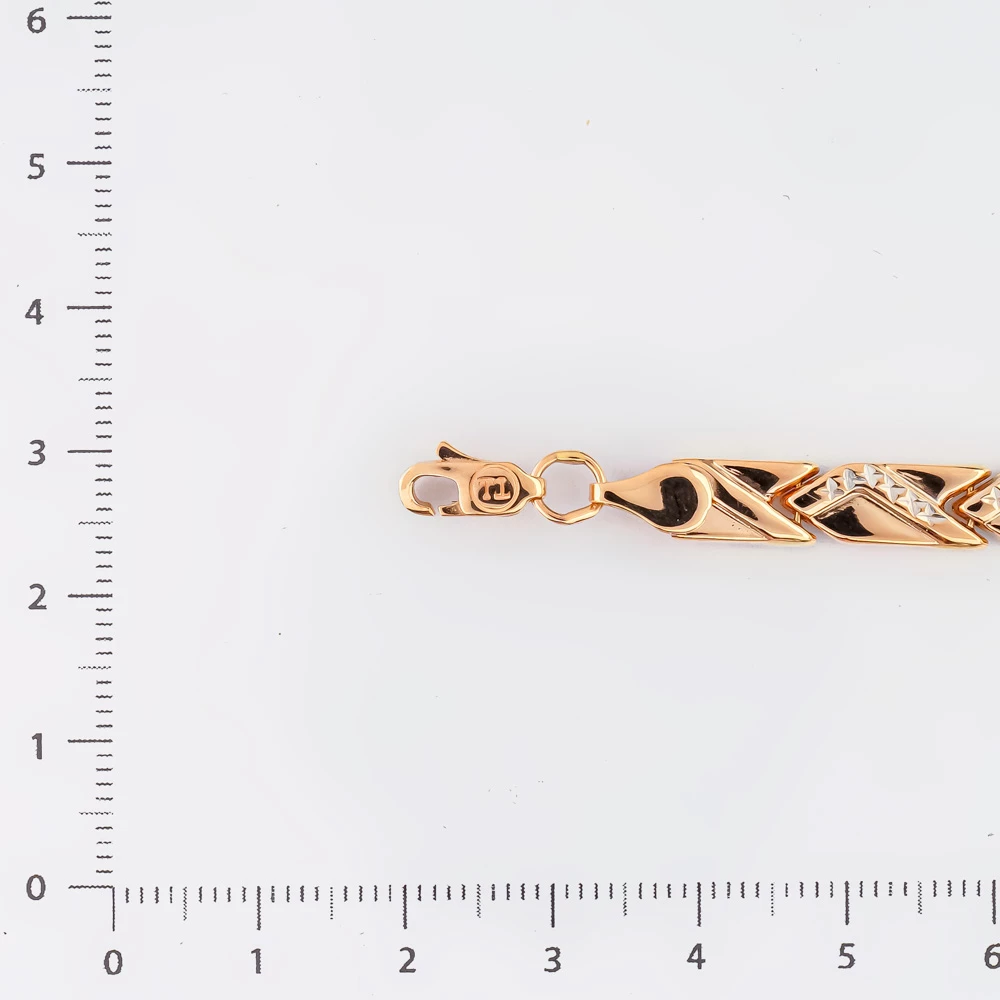 Браслет из красного золота 585 пробы