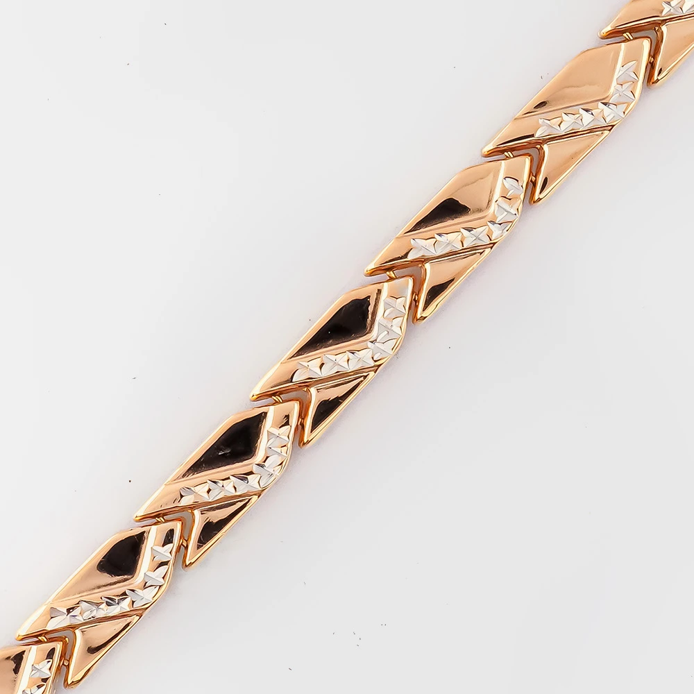 Браслет из красного золота 585 пробы