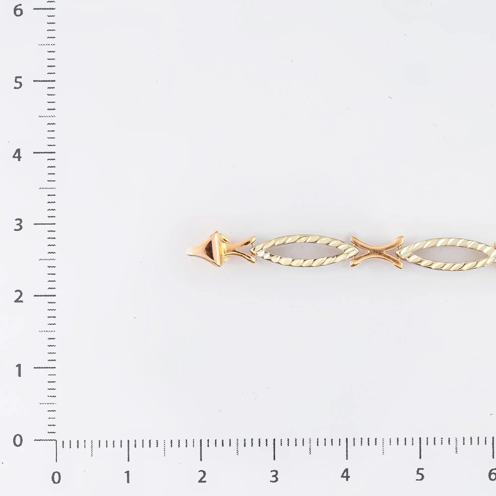 Браслет из красного золота 585 пробы