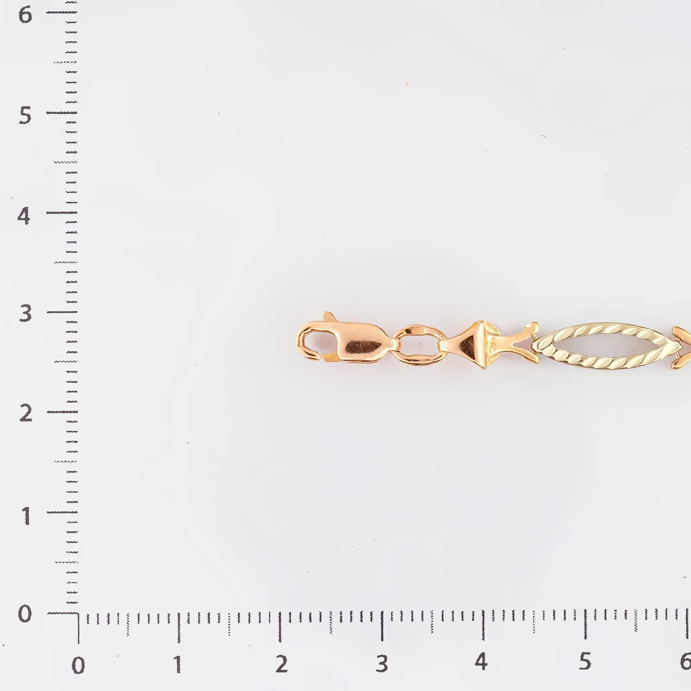 Браслет из красного золота 585 пробы