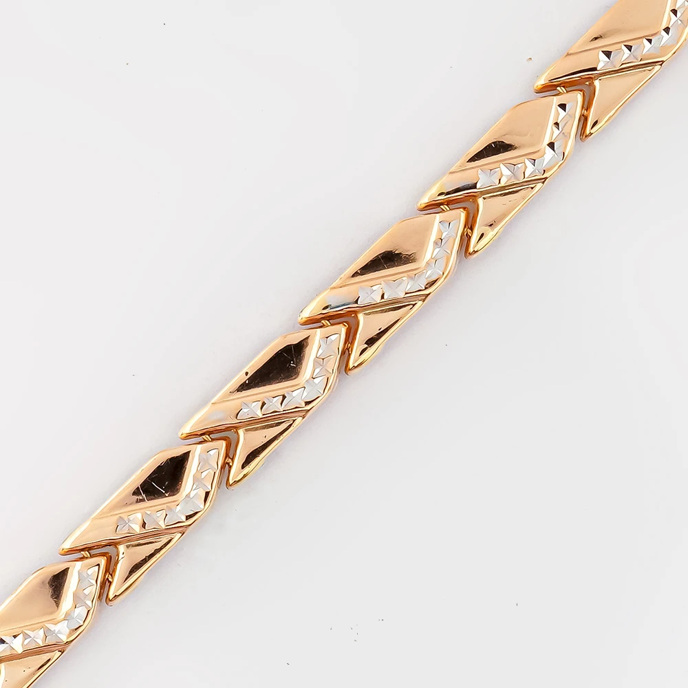 Браслет из красного золота 585 пробы