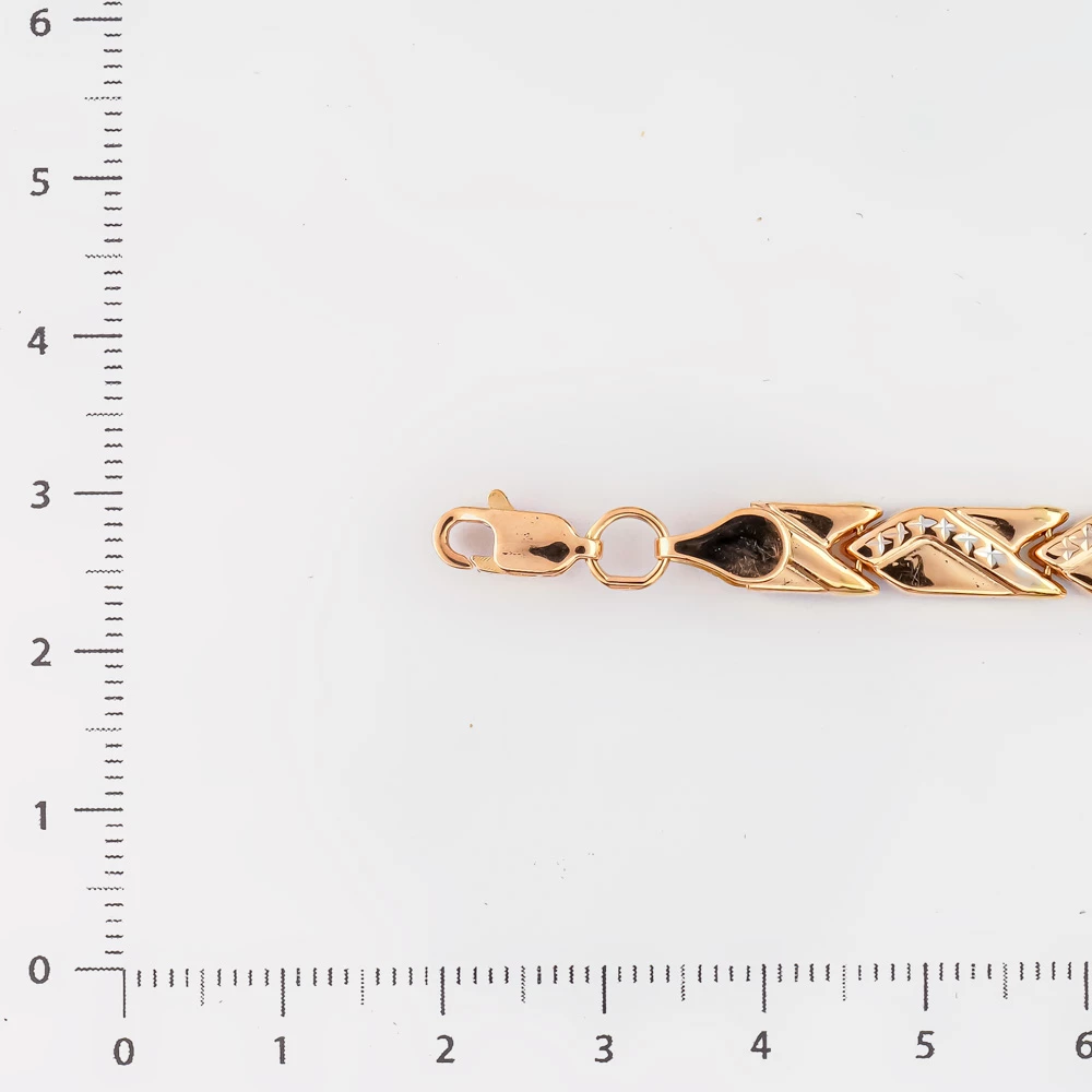 Браслет из красного золота 585 пробы