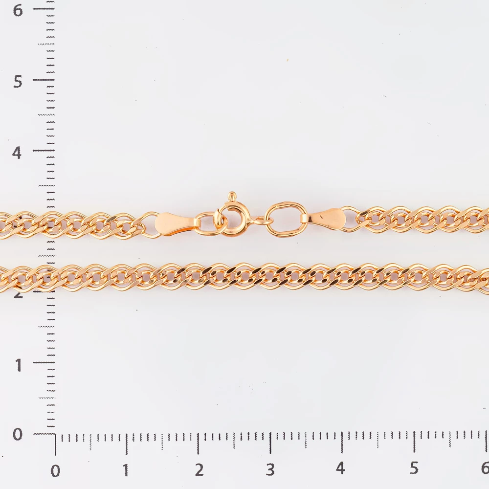 Браслет из красного золота 585 пробы