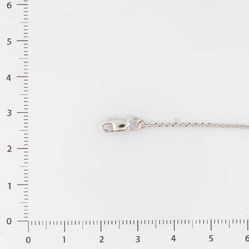 Браслет с фианитом из белого золота 585 пробы