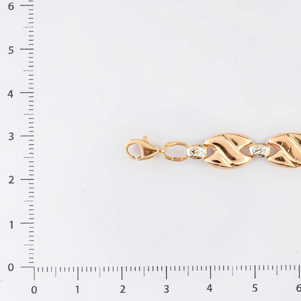 Браслет из красного золота 585 пробы