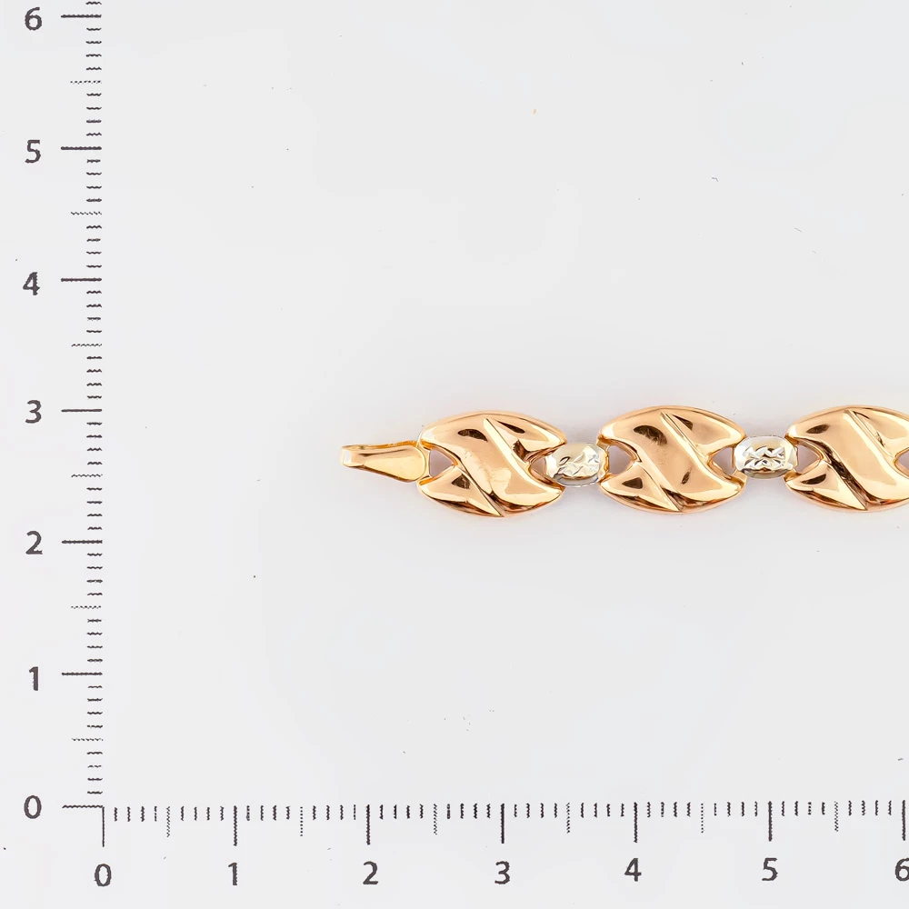 Браслет из красного золота 585 пробы