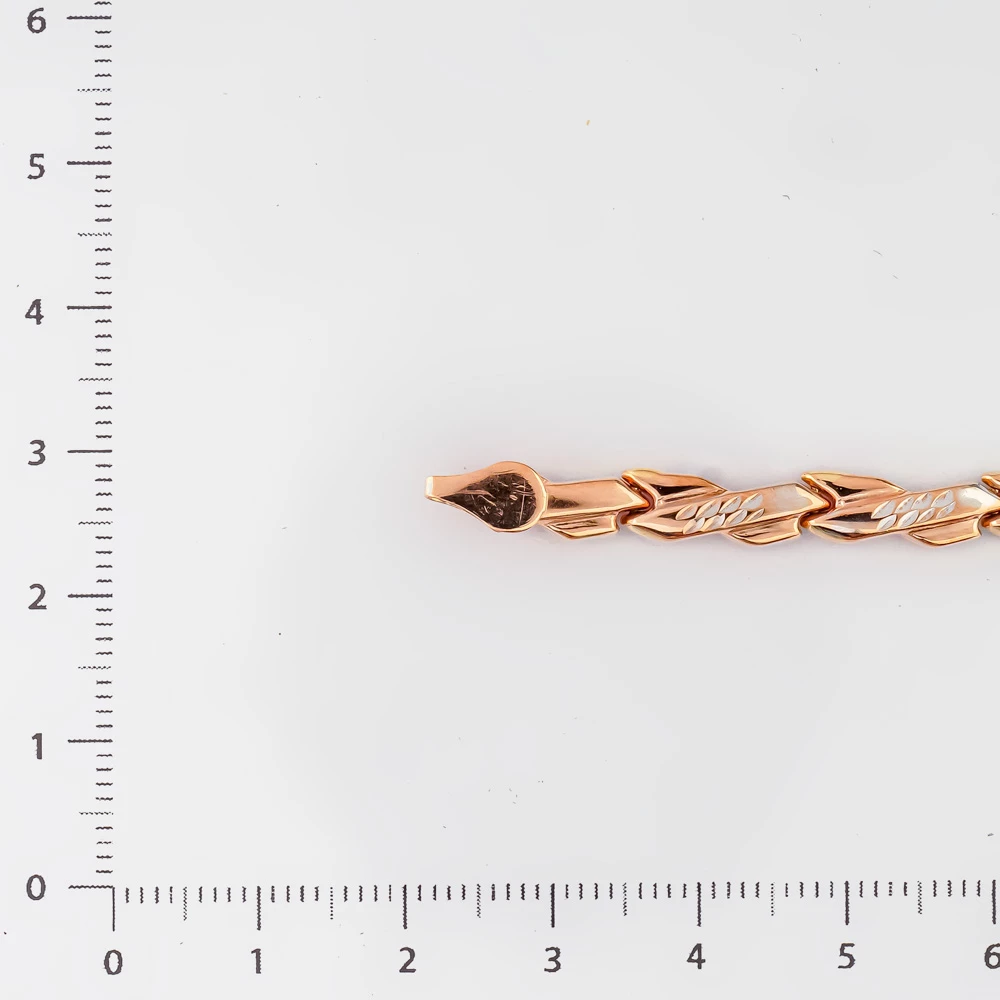 Браслет из красного золота 375 пробы