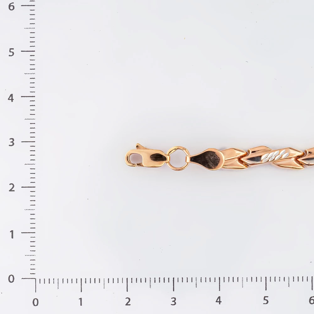 Браслет из красного золота 375 пробы