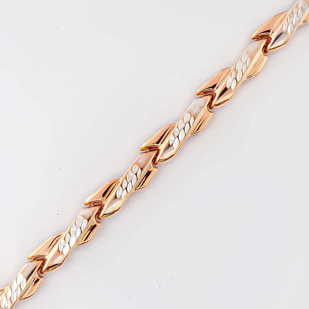 Браслет из красного золота 375 пробы