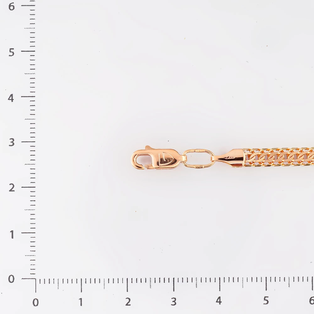 Браслет из красного золота 585 пробы