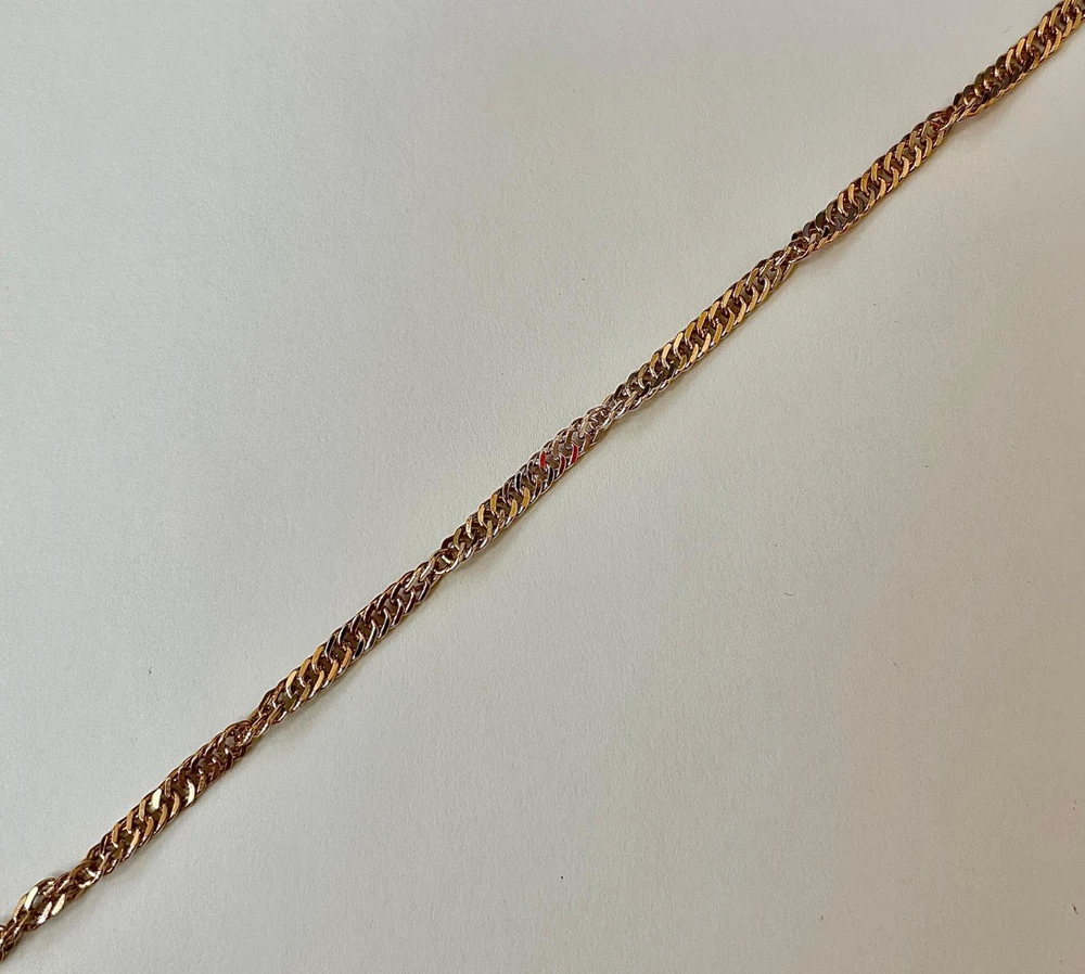 Браслет из красного золота 585 пробы