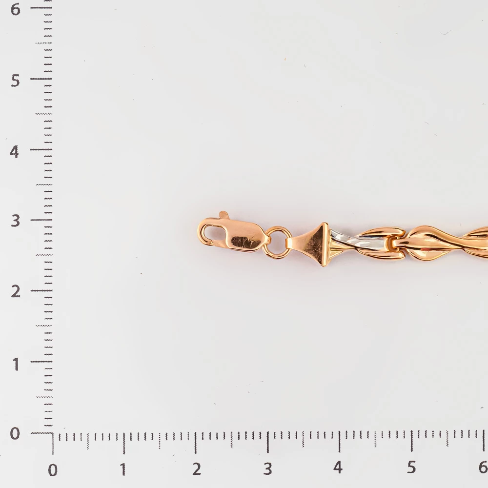 Браслет из красного золота 585 пробы