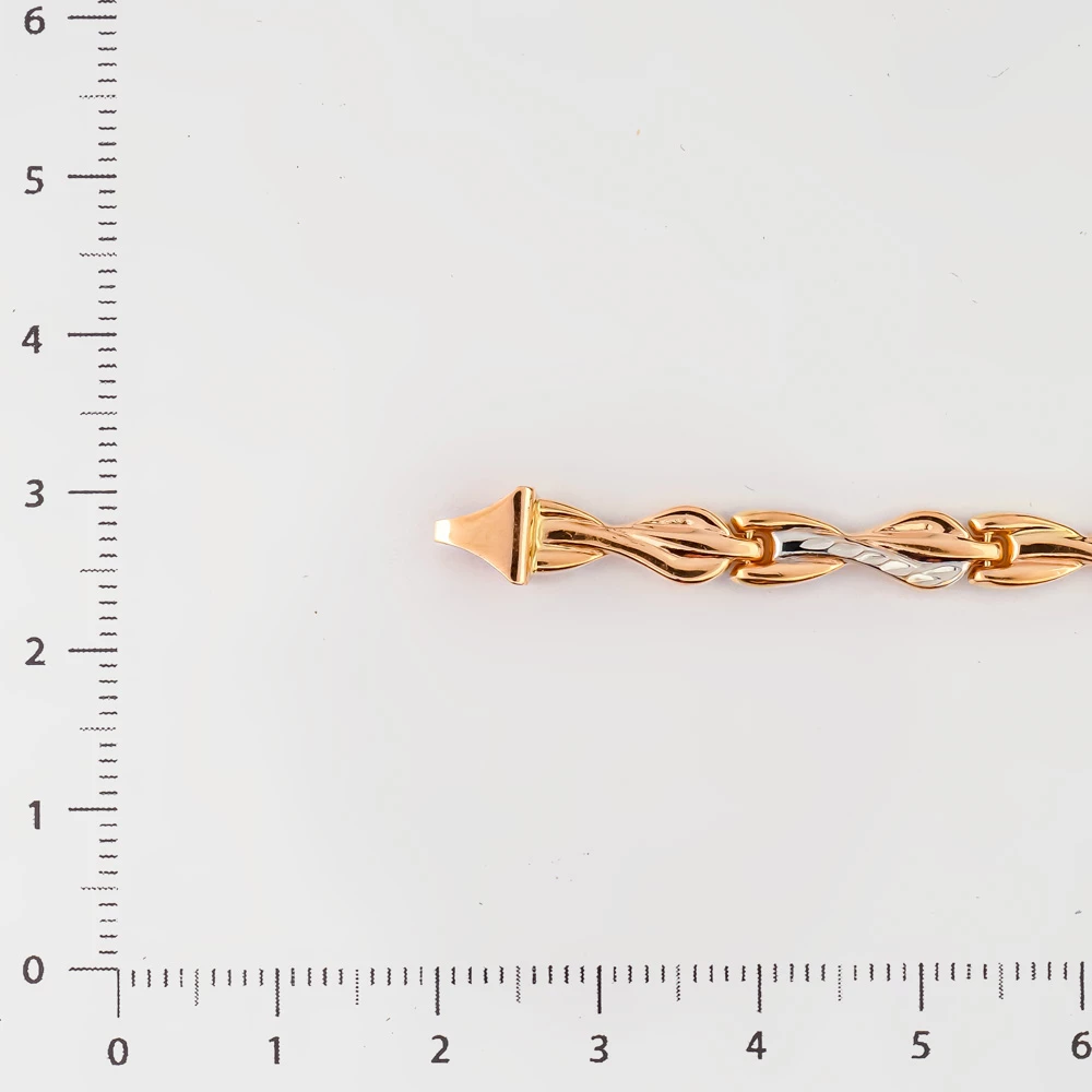 Браслет из красного золота 585 пробы