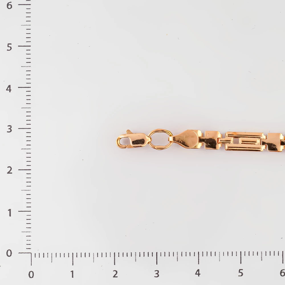 Браслет из красного золота 585 пробы