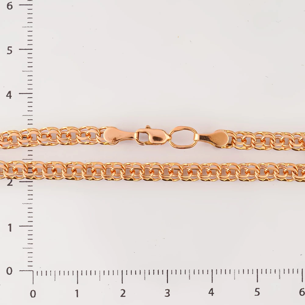 Браслет из красного золота 585 пробы