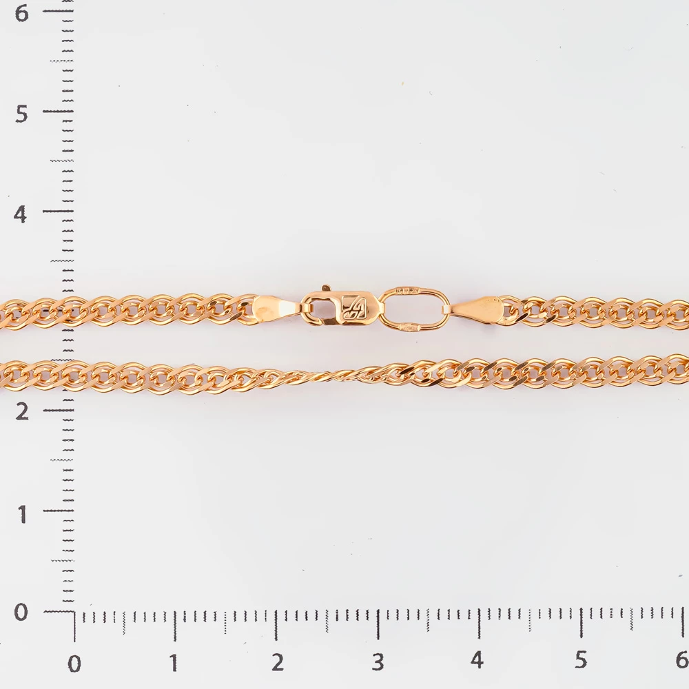 Браслет из красного золота 585 пробы