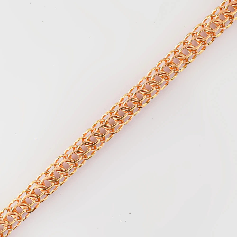 Браслет из красного золота 585 пробы