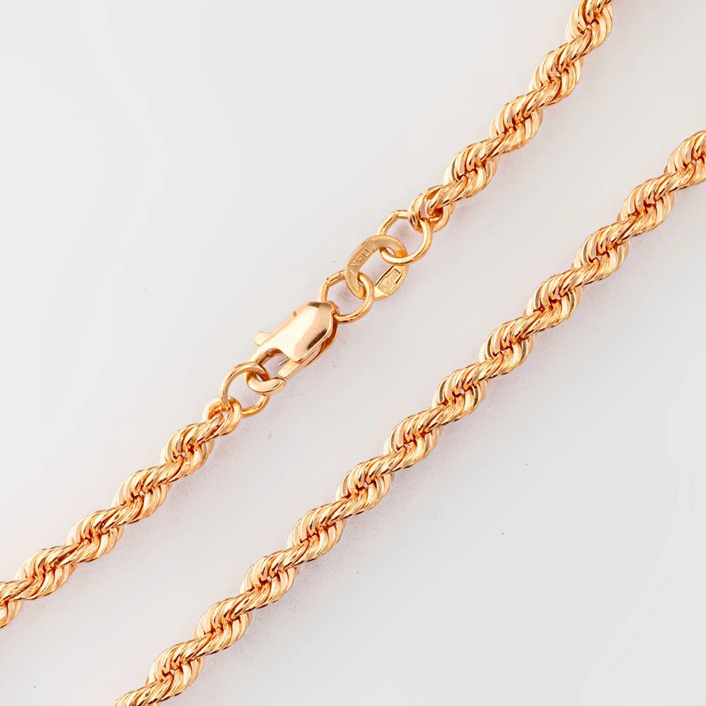 Браслет из красного золота 585 пробы