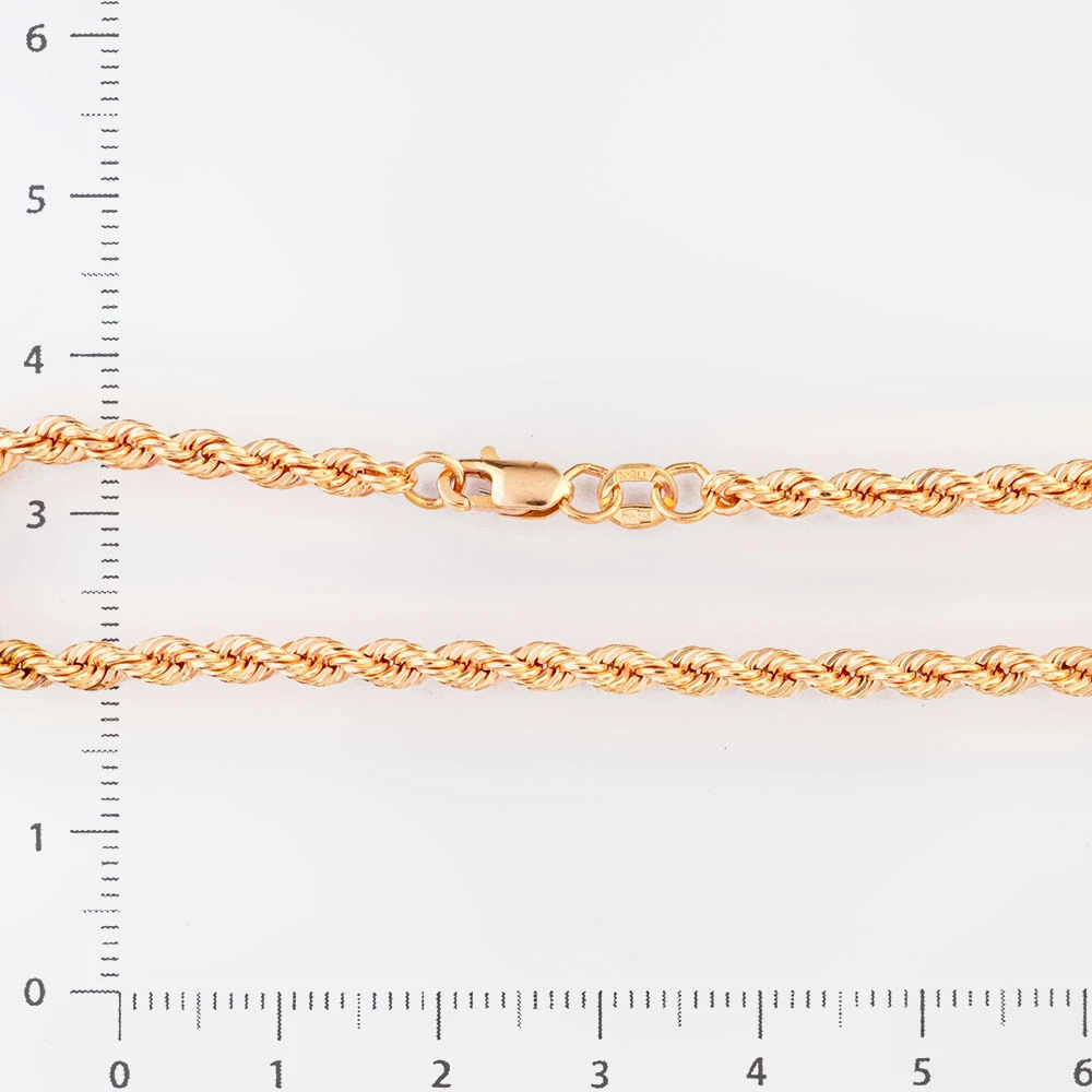 Браслет из красного золота 585 пробы