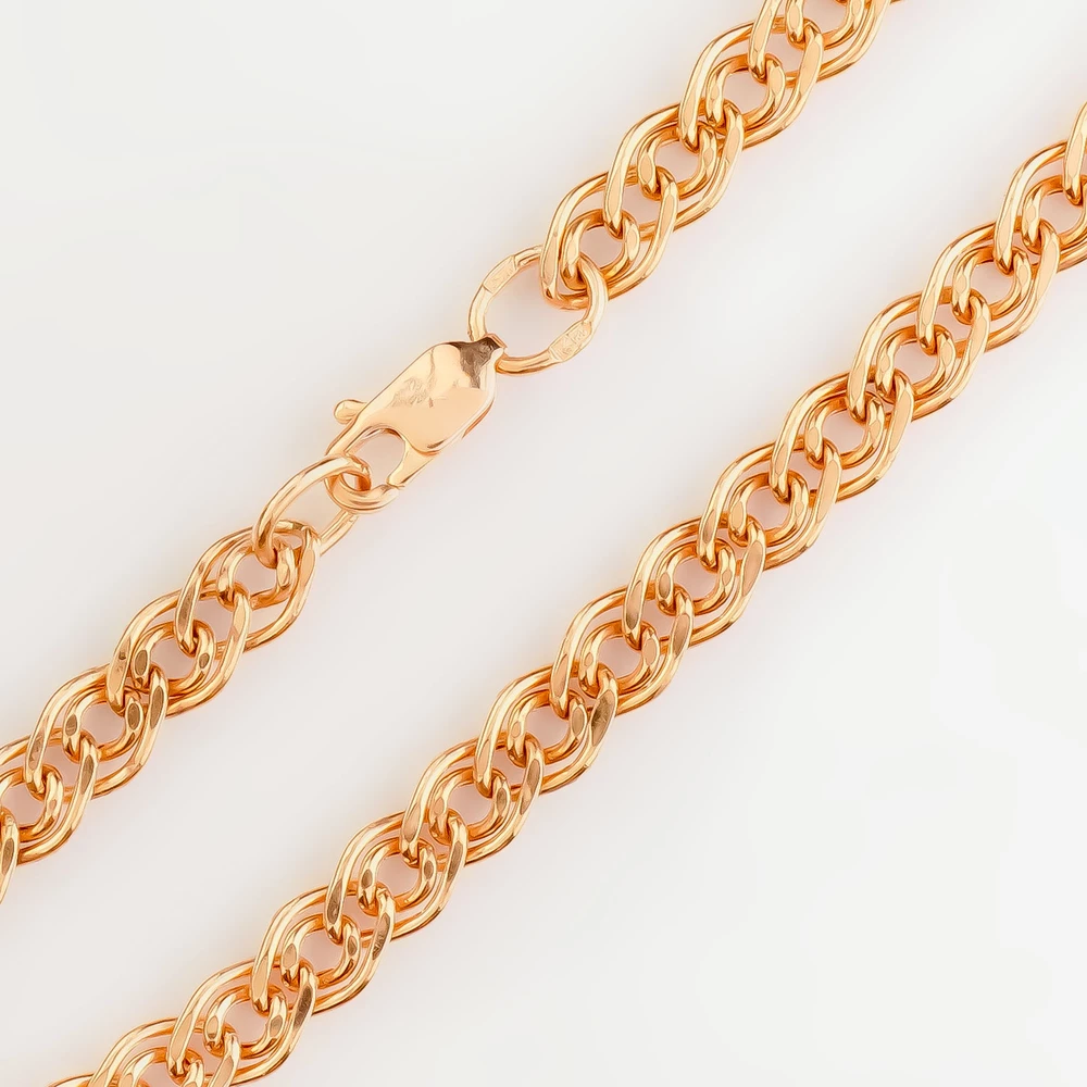 Браслет из красного золота 585 пробы