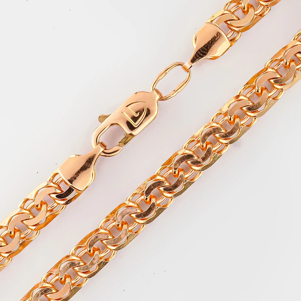 Браслет из красного золота 585 пробы